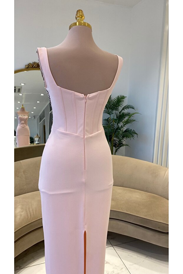 MİDİ ABİYE ELBİSE - 7