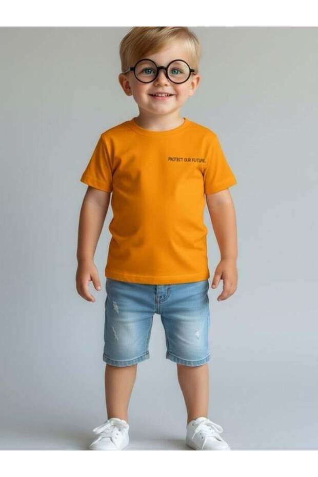 Baby Boy Cotton Printed T-shirt