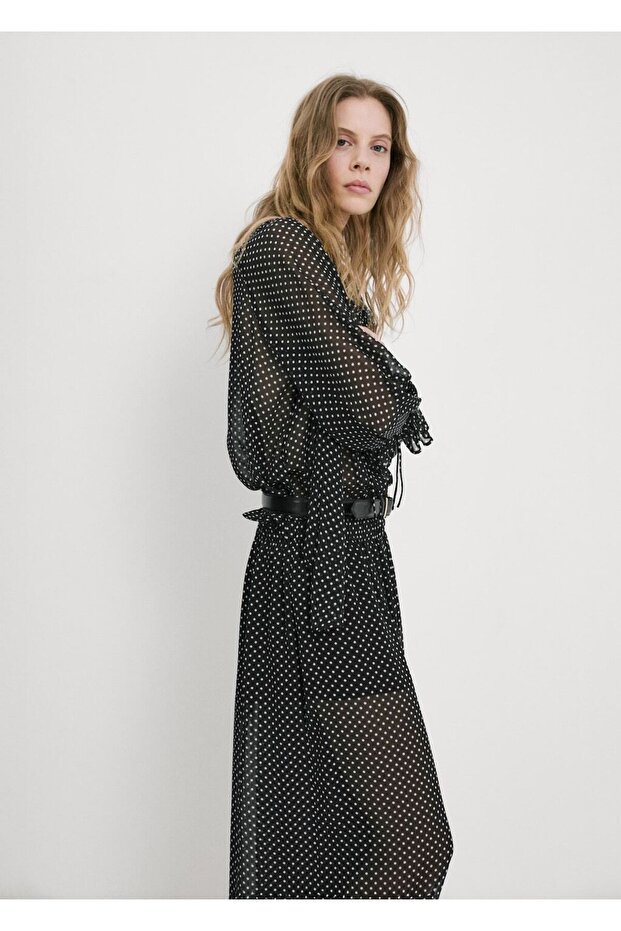 Polka dot balloon pants - 7