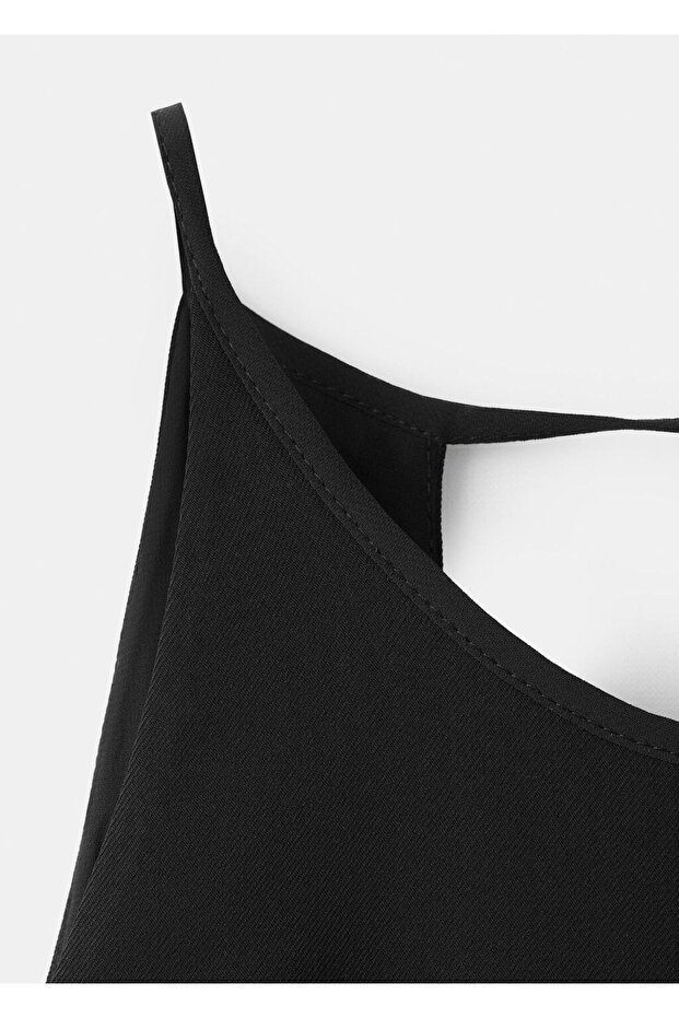 Sırtı açık halter yaka tulum - 5