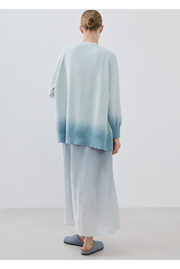 %100 pamuklu degrade ceket - 4