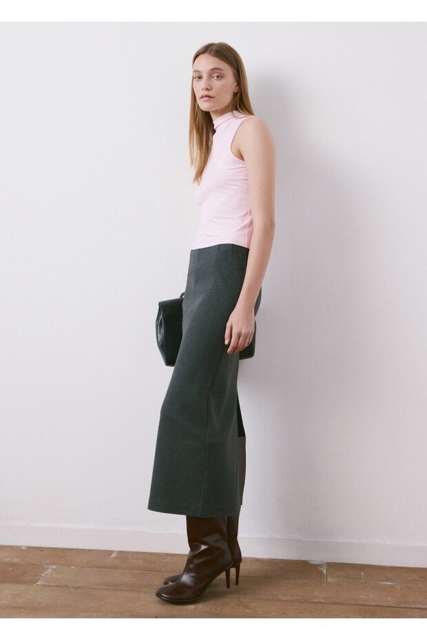 Perkins yaka dar kesim bluz - 2