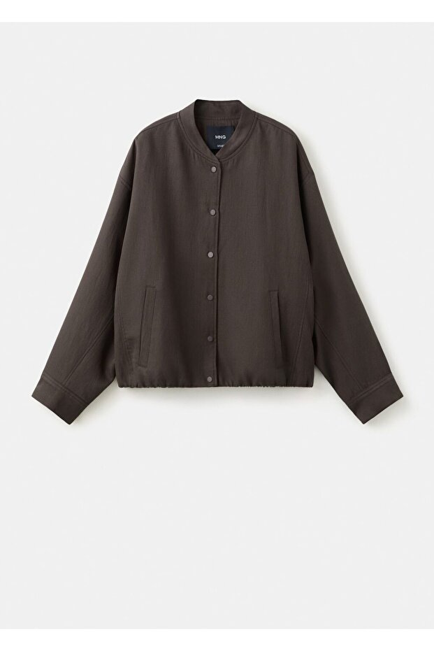 Lyocell bomber ceket - 3