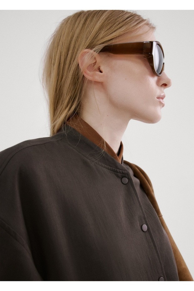 Lyocell bomber ceket - 8