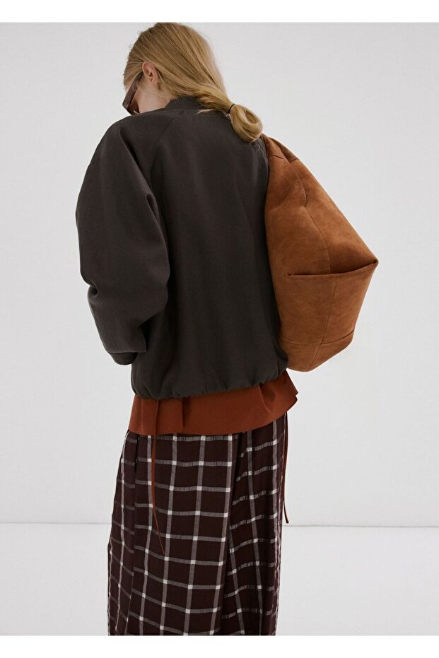 Lyocell bomber ceket - 4