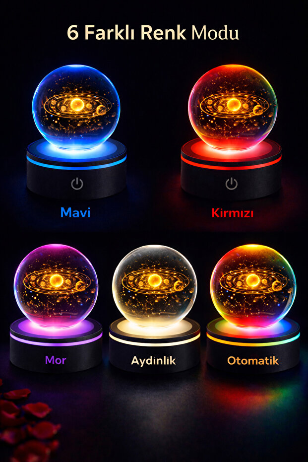 KRİSTAL KÜRE GECE LAMBASI - 3
