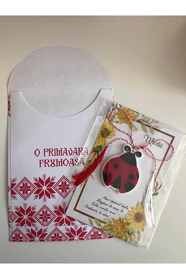 Martisor printat 3d buburuza - 1