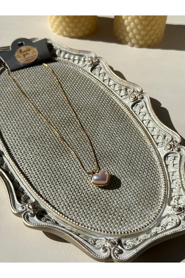 kalpli çelik kolye - 2