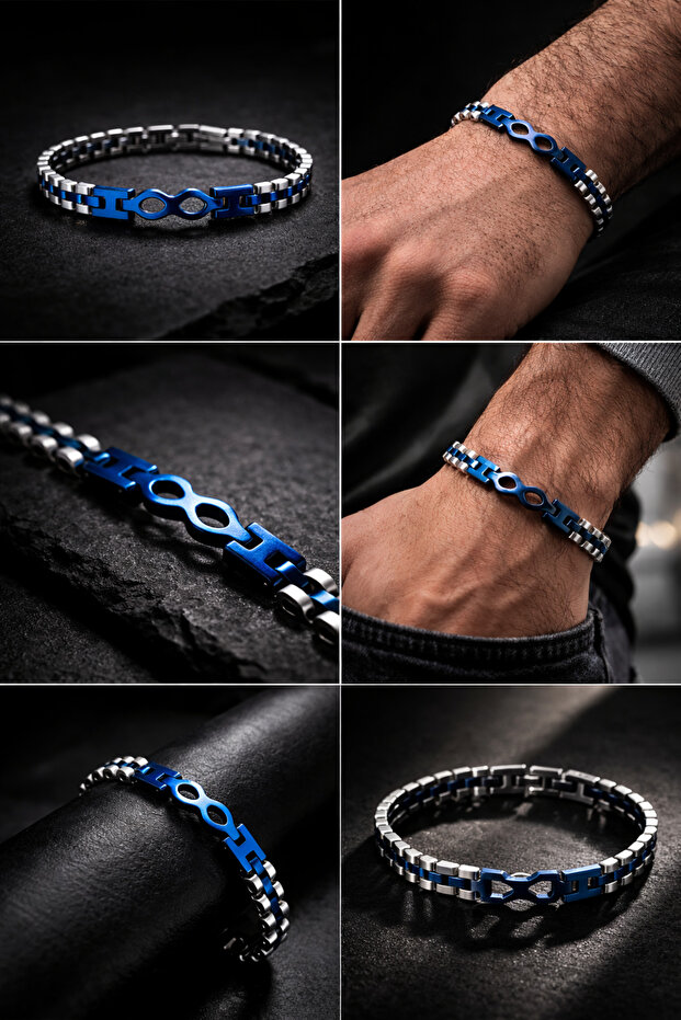 💙 Infinity Steel Çelik Künye - 1