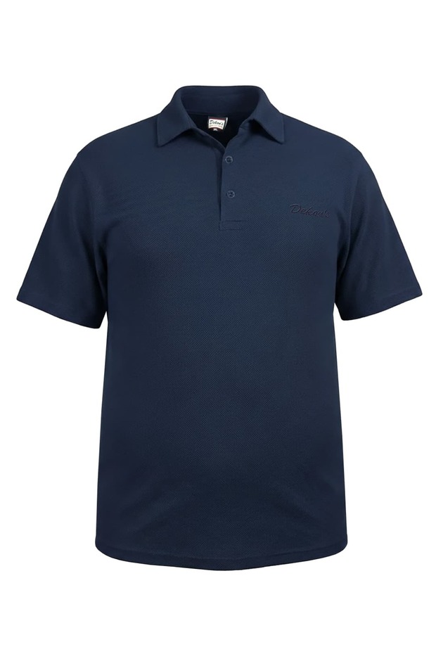 Dekons Large Size Pique Polo Collar T-Shirt (Wide Comfortable Fit)