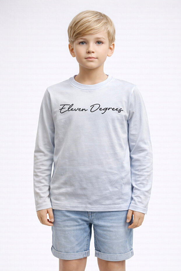 8-12 Years Old Boys' Long Sleeve T-Shirt