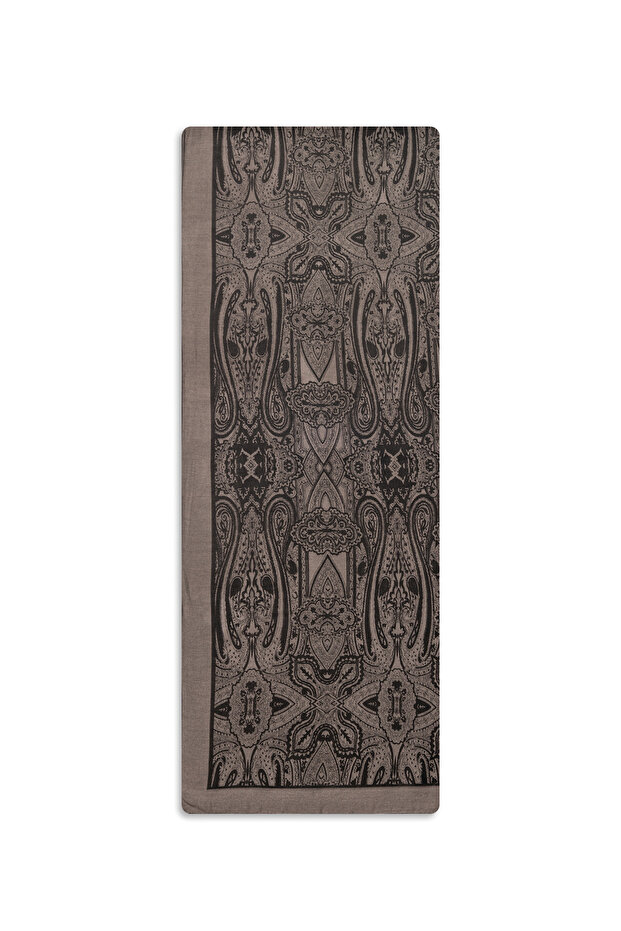 Ethnic Patterned Shawl Toprak - 2