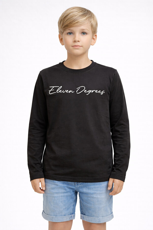 8-12 Years Old Boys' Long Sleeve T-Shirt