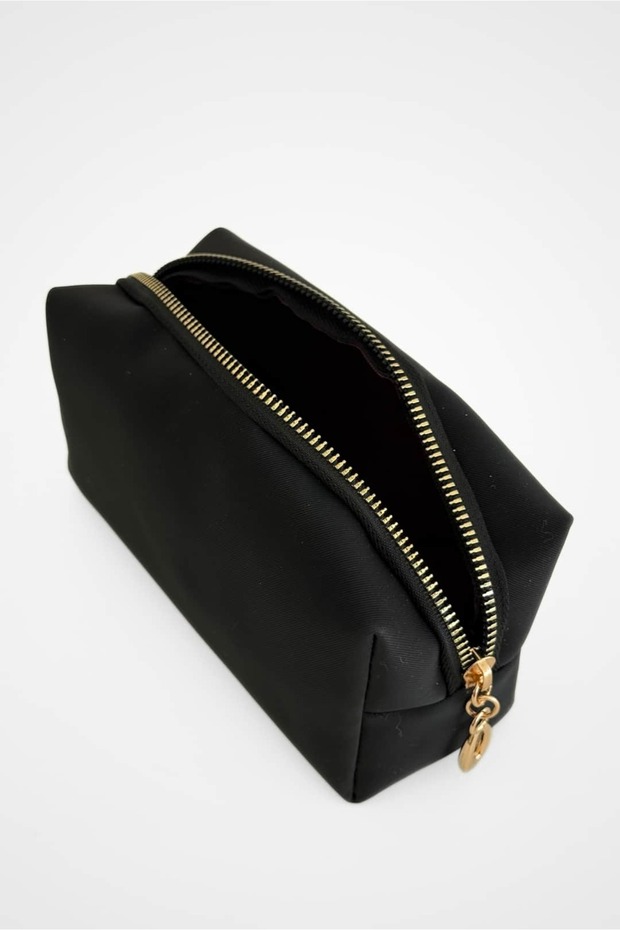 حقيبة مكياج أساسية سادة ولامعة - 4