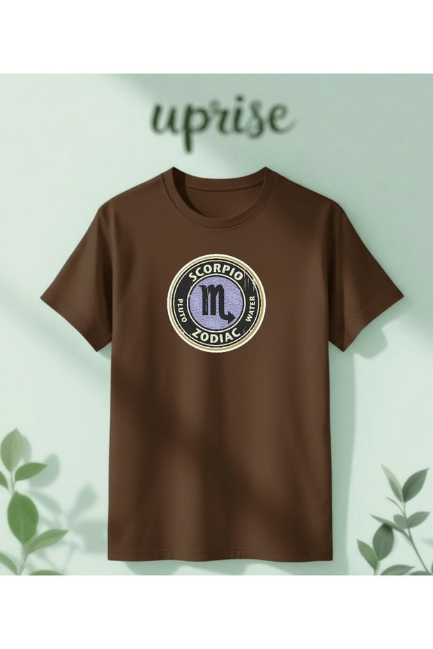 Scorpio Scorpio Zodiac Sign Astrology Zodiac Printed Cotton Oversize T-Shirt