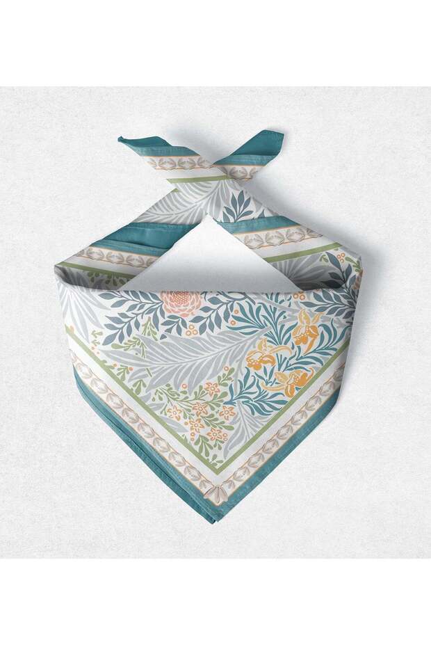 وشاح منقوش بألوان الباستيل الربيعية - 2