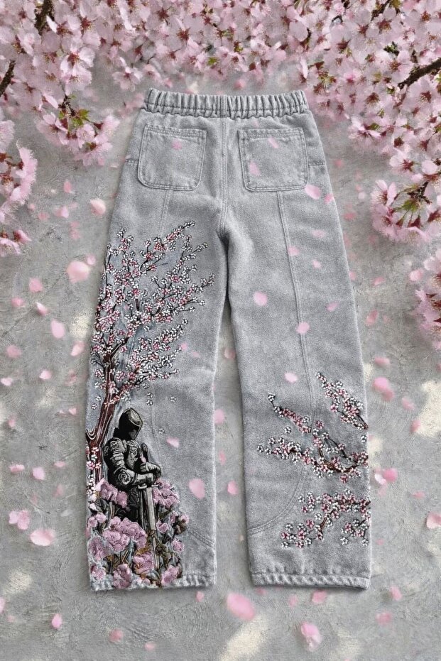 Knight Patterned Baggy Unisex Sweatpants
