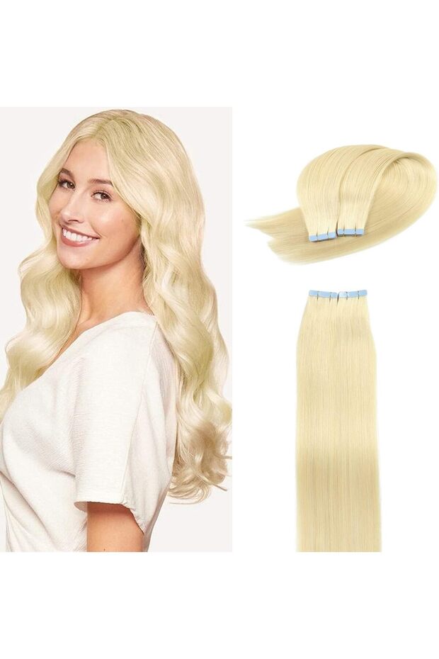 24 Inch Nature Hair Extension Tape in,Remy Seamless Skin Weft Straight Nature Tape in Extensions