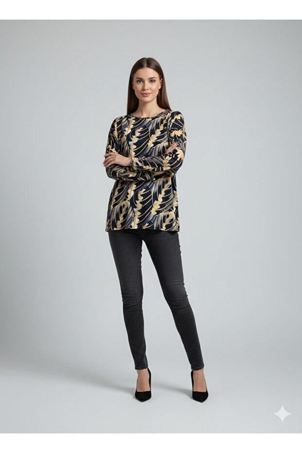 Kendinden İşlemeli Bluz 099 - 4