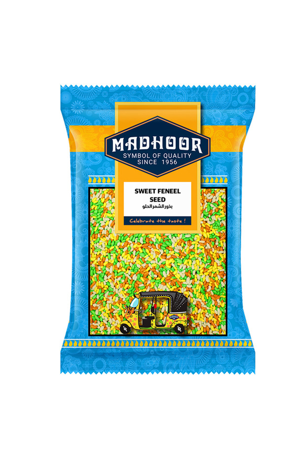 Fennel Seed Sweet Sugar Coated Colorful Mukhwas Pouch (250g)