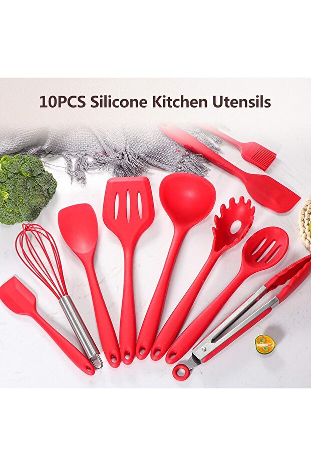 Silicone Kitchen Utensils 10 PCS