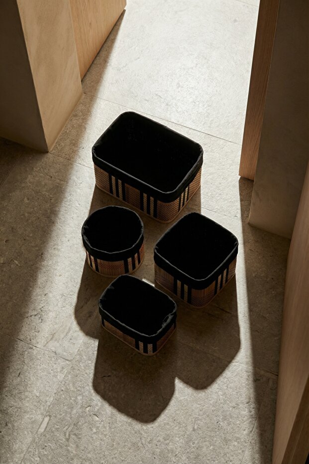 Nordic 4 lü Bambu Sepet Seti - 2