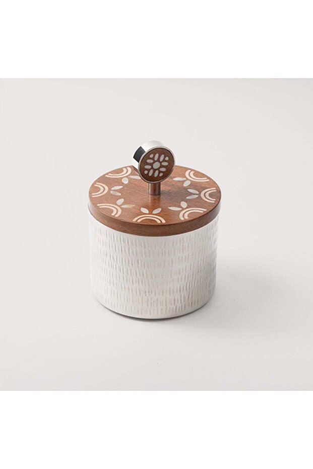 مجموعة بيرل لتخزين مبخرة العود مع غطاء، فضي، 11 × 11 × 11.5 سم