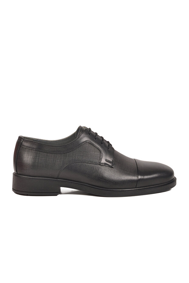 Black Genuine Leather Men's Casual Shoes 821 m