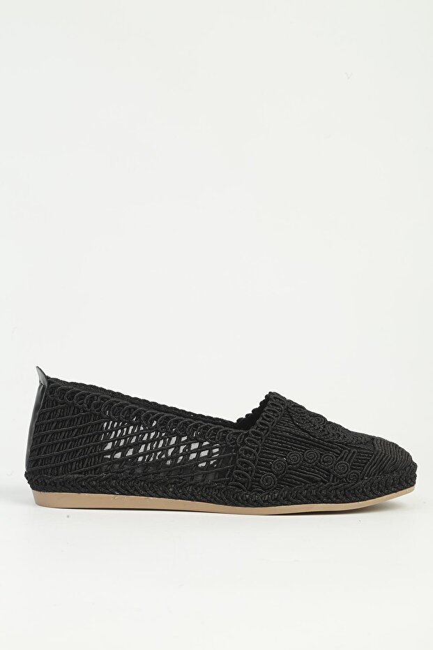 Black Women's Ballerina Flats Pc-7769