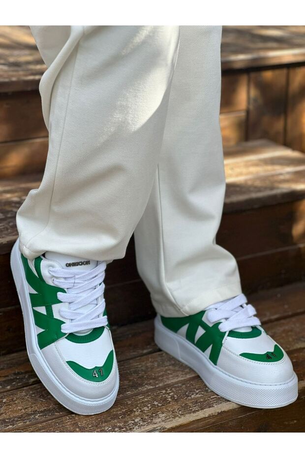 Rs2407 - Cbt Star-X Men's Sports Shoes White/Green