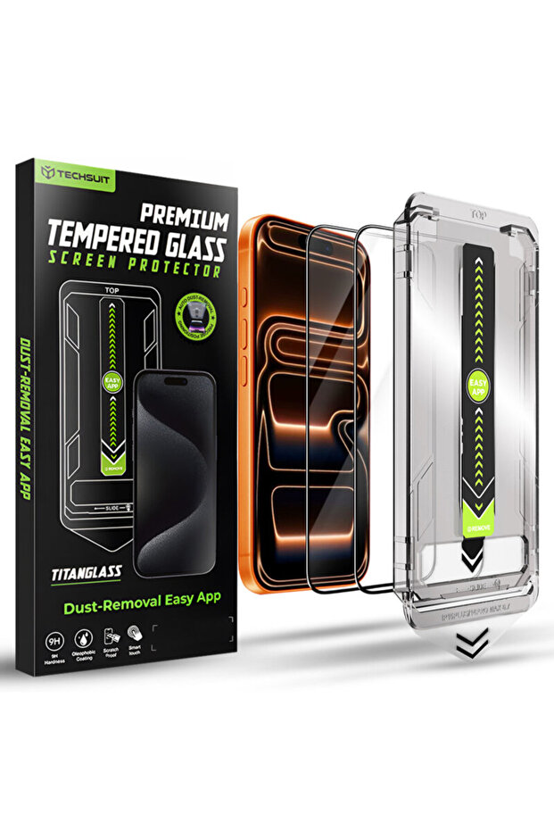 iPhone 17 Pro Max TitanGlass FullCover, μαύρο - 1