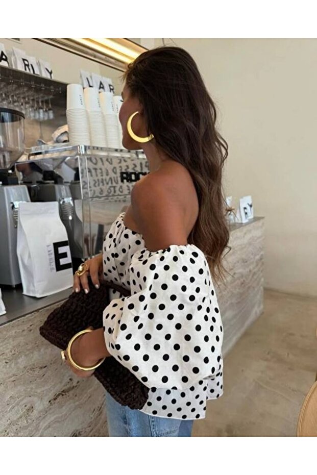 بلوزة منقطة - 5