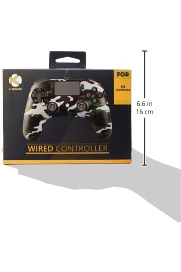 K Gaming Wired PS4 Controller, Camo 1 - 4