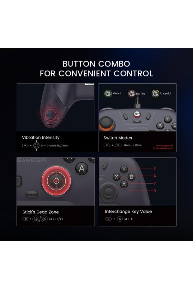 GameSir Nova Lite Gaming Controller Wireless Bluetooth Wireless Connection Controller PC/Steam/Switc - 8