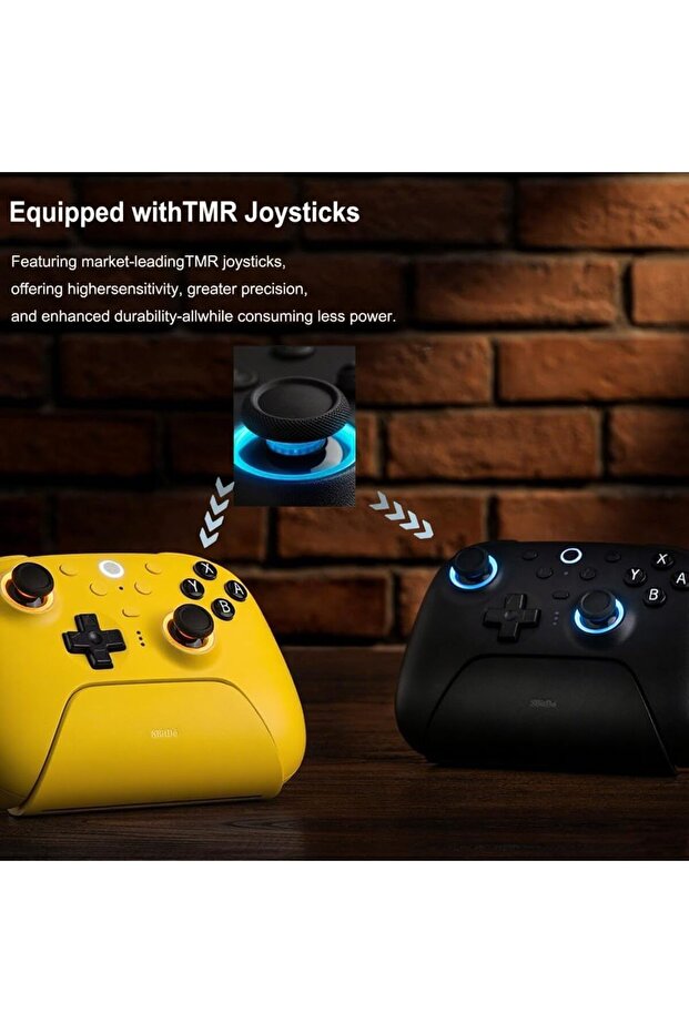 وحدة تحكم بلوتوث WeChip و8Bitdo Ultimate 2 (تحديث عصا التحكم TMR)، حلقة نار RGB، هال قابلة للتبديل - 2