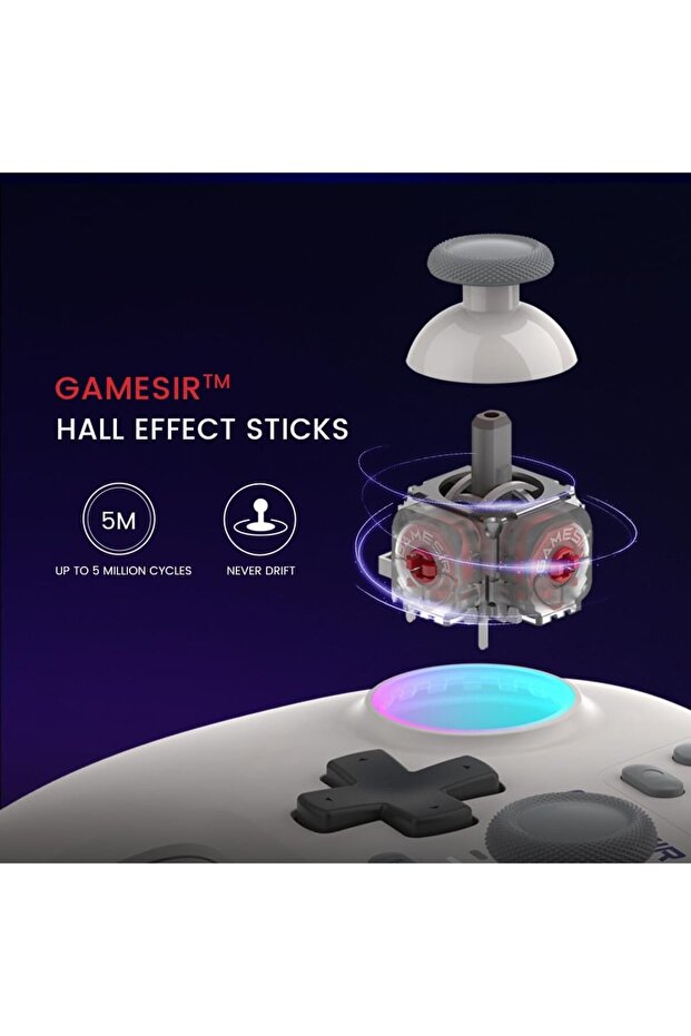 وحدة تحكم لاسلكية GameSir Nova Lite – لوحة ألعاب بتردد 2.4 جيجا هرتز وبلوتوث لأجهزة الكمبيوتر التي تعمل بنظام ويندوز، وأجهزة آيفون، وأجهزة أندرويد، وأنظمة تشغيل ويندوز. - 2