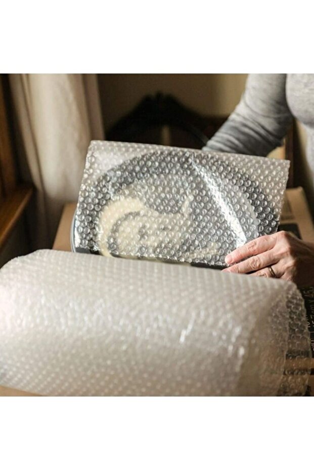 لفة لفّ فقاعي 25 متر × 50 سم - مادة تغليف خفيف - 4