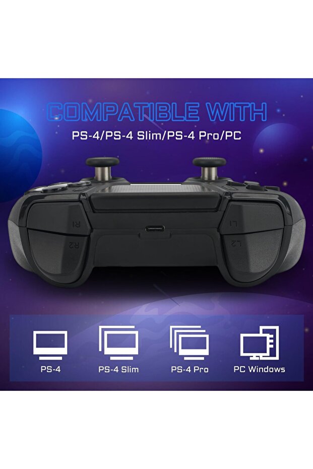 وحدة تحكم XIAAGXUNA لجهاز PS4 - أسود - 2