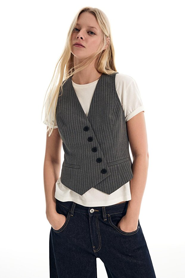 Çizgili yelek - 1