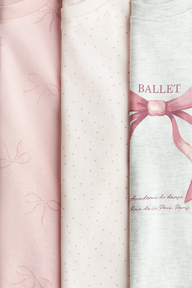 3'lü Baskılı Tişört - 2