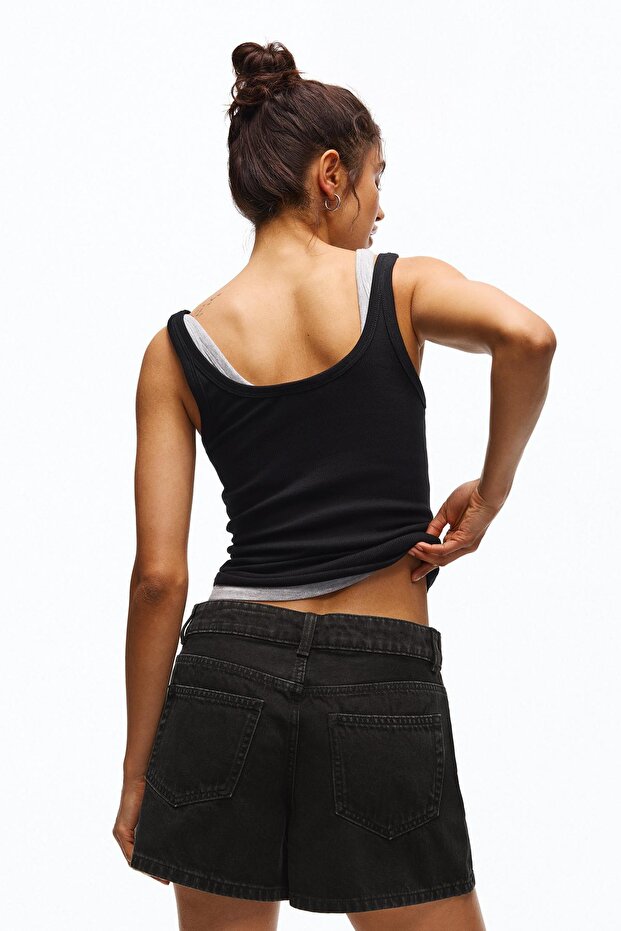 90’lar denim şort - 2