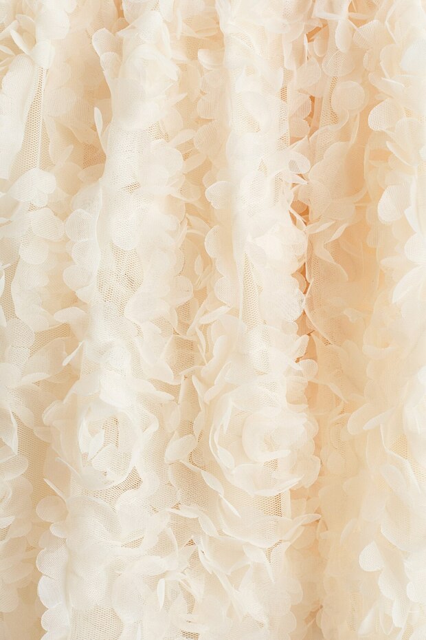 Çiçek Aplikeli Elbise - 6