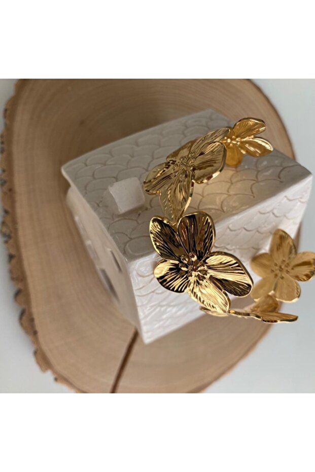 Çiçek Kelepçe Bileklik - 1