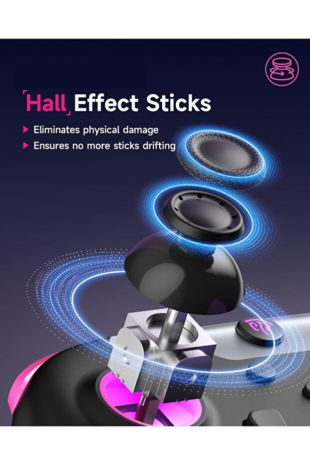 X05 2.4g Wireless Gaming Controller for PC/Steam/iPhone/Android/Switch, Bluetooth Controller Gamepad - 4