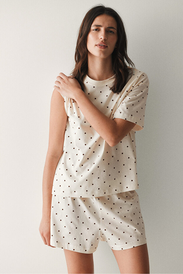 Baskılı Pijama Takımı - 1