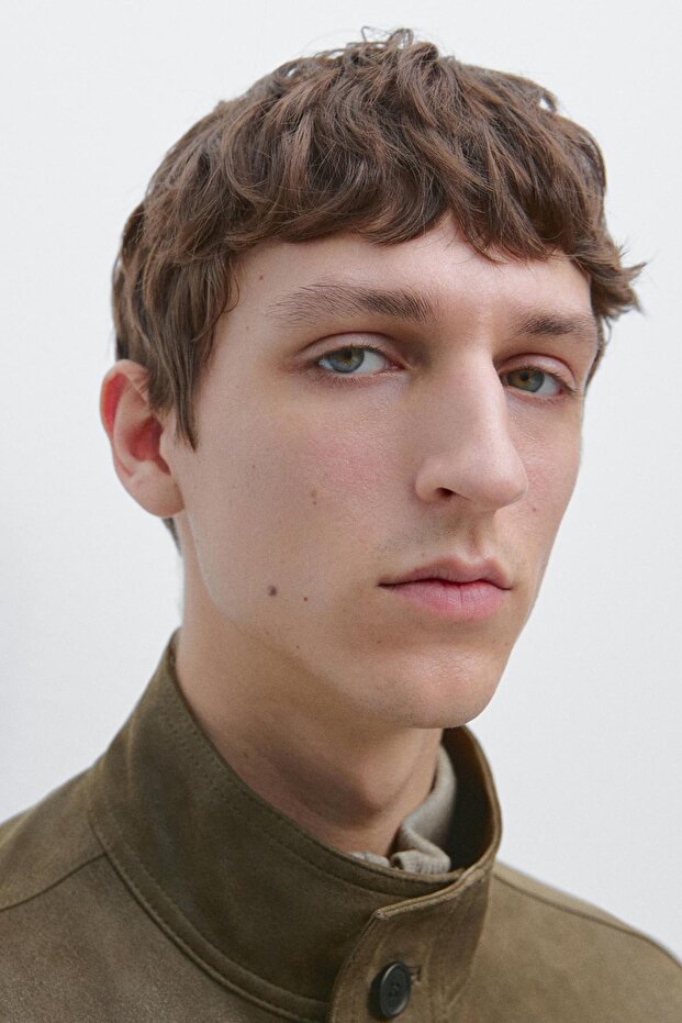 Distressed deri ceket - 4