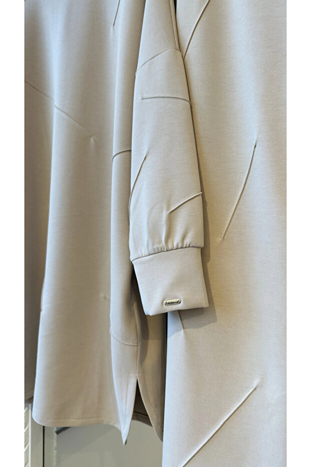 Kadın Oversize Takım - Bej - 6