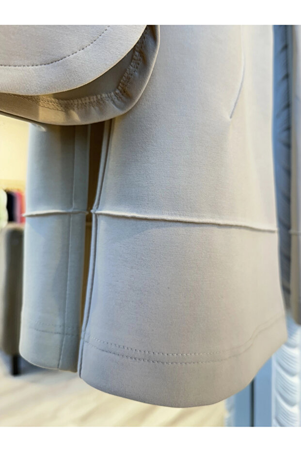 Kadın Oversize Takım - Bej - 3