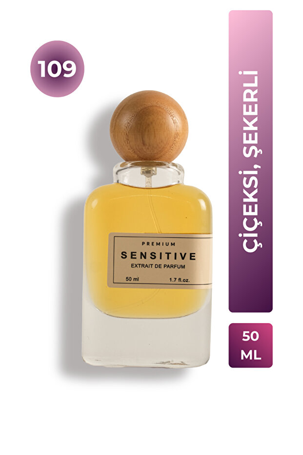 Sensitive 109 Kadın Parfüm 50 ml Çiçeksi, Şekerli