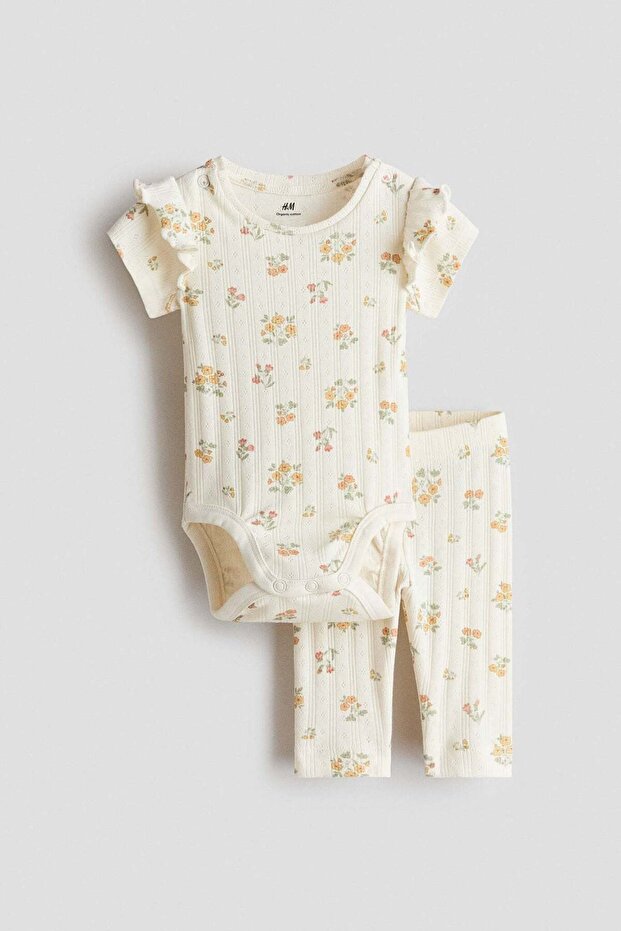 2-piece printed cotton set